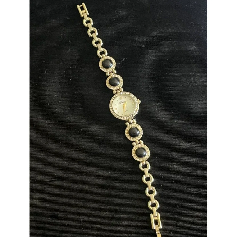 Royalton Womens Mother of Pearl Crystal Bracelet Watch V377
